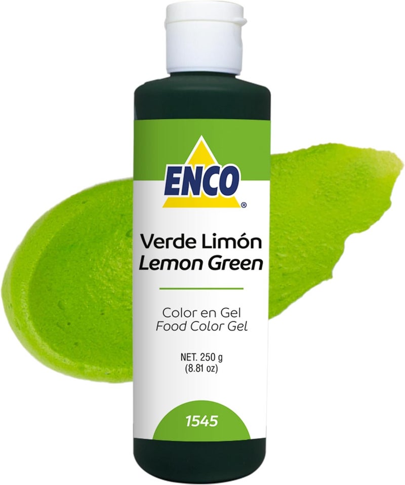 ENCO Lemon Green Food Color Gel 250g - Image 1